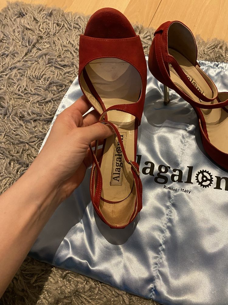 Buty do tanga argentyńskiego taniec tango argentyńskie Alagalomi 38