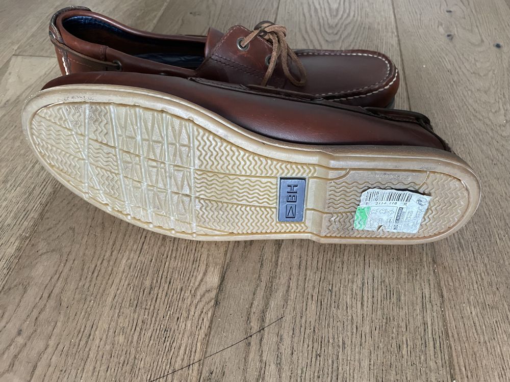 Nowe Buty skórzane mokasyny żeglarskie Marks & Spencer 46 11
