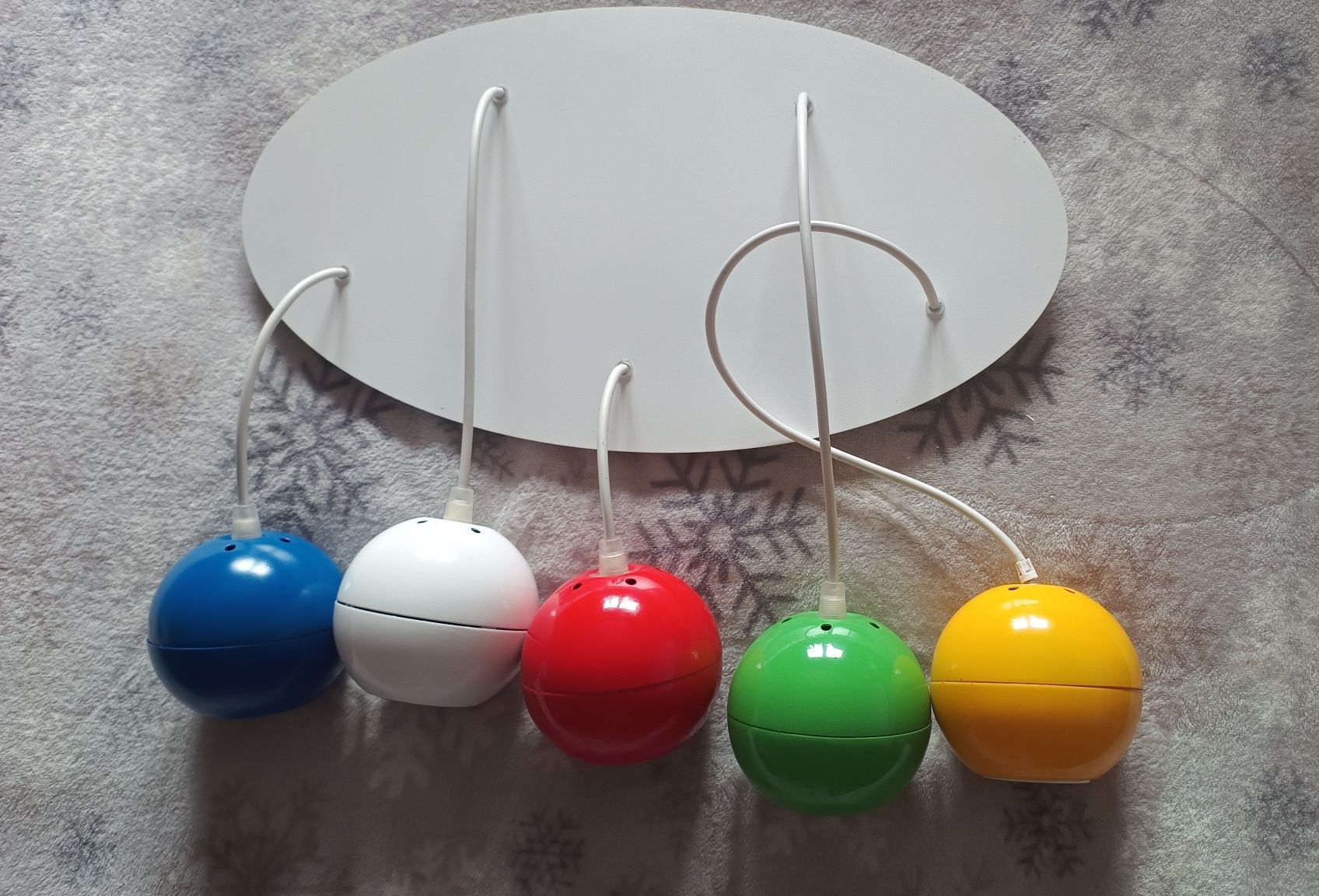 Kolorowa, dziecięca lampa sufitowa
