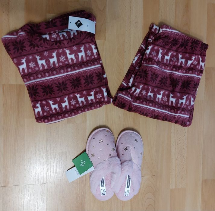 Zestaw piżamowy  damski, świąteczny TEX , rozmiar M