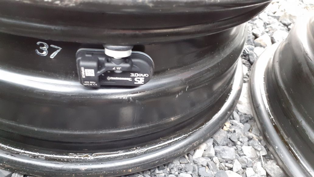 4xfelga stalowa 15" MINI (5x112 ET46) z TPMS