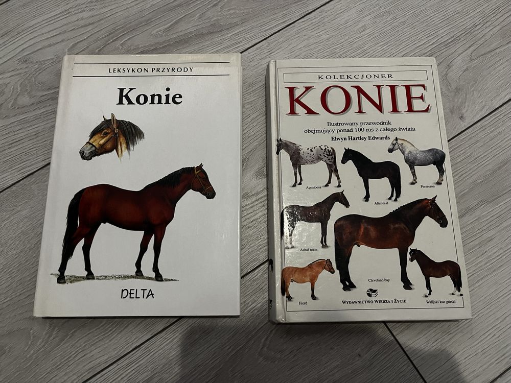 Dwie ksiazki o rasach koni.