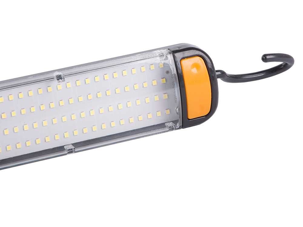 Lampa warsztatowa kanałowa 96 led cob magnes hak