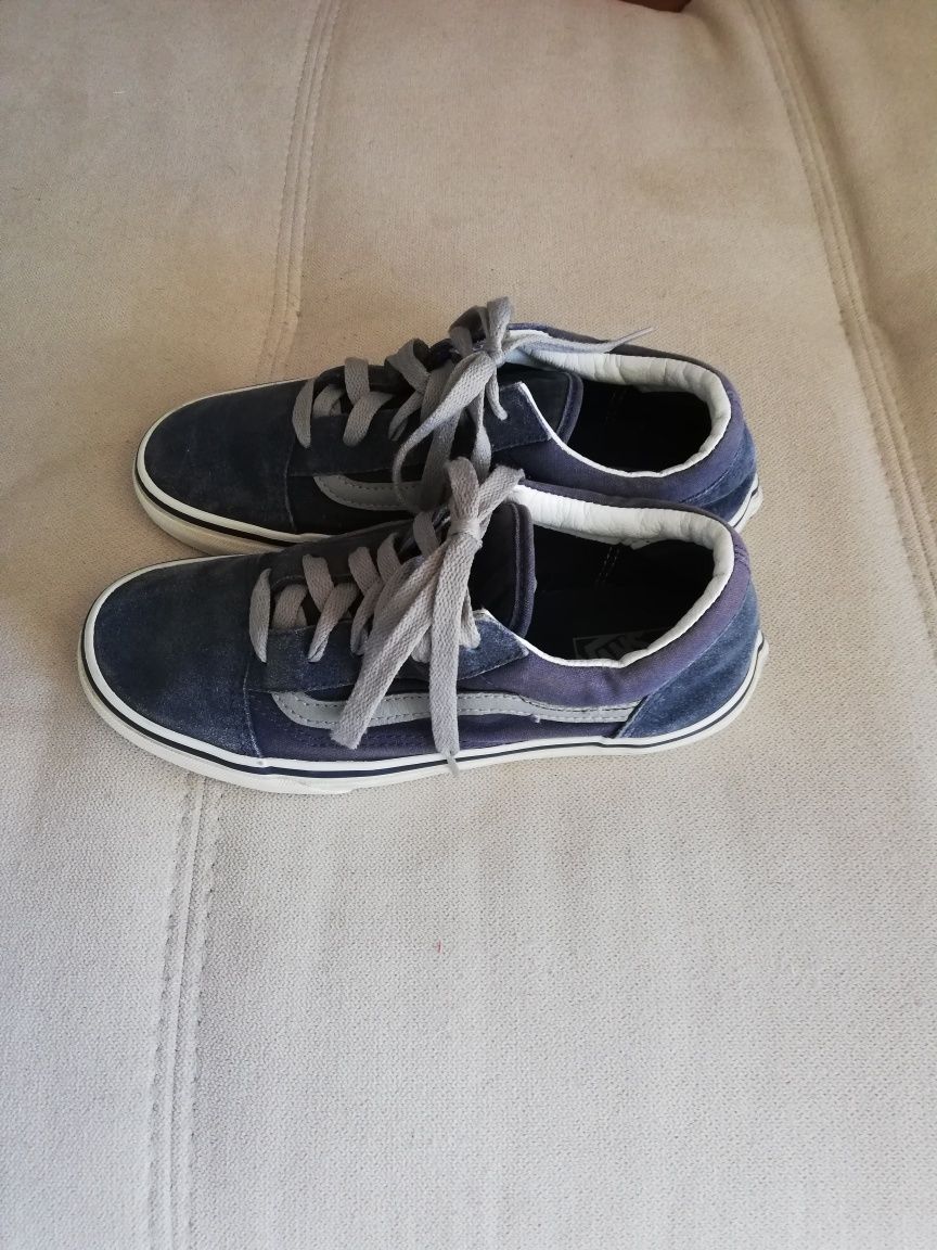 Vans Originais - Azul/branco/cinzento