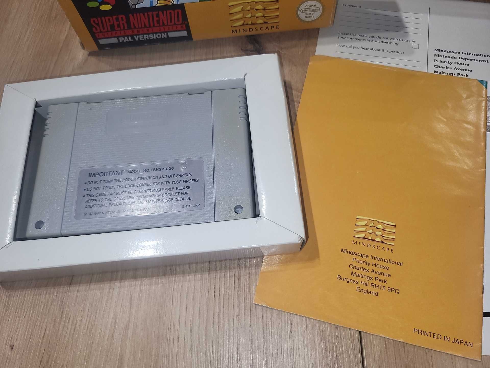 Gra Pierre le Chef Out to Lunch - NINTENDO SNES DB+ stan CIB Komplet