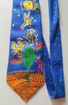 Krawat 100% silk jedwab vintage Guillaume Corneille cobra 1991