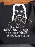 koszulka custom Wednesday Addams malowana tshirt