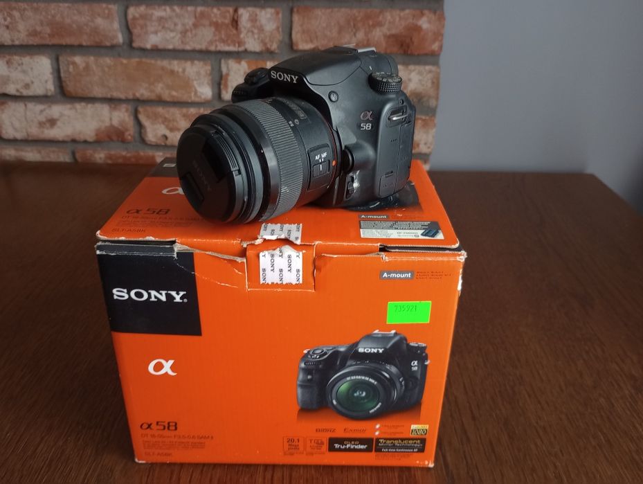APARAT lustrzanka SONY Alfa SLT-A58K