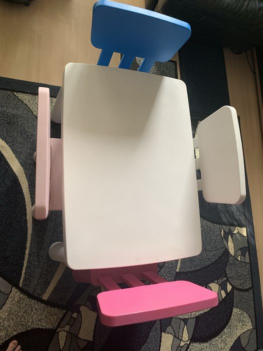 Komplet stół + 4 krzesła mamut ikea
