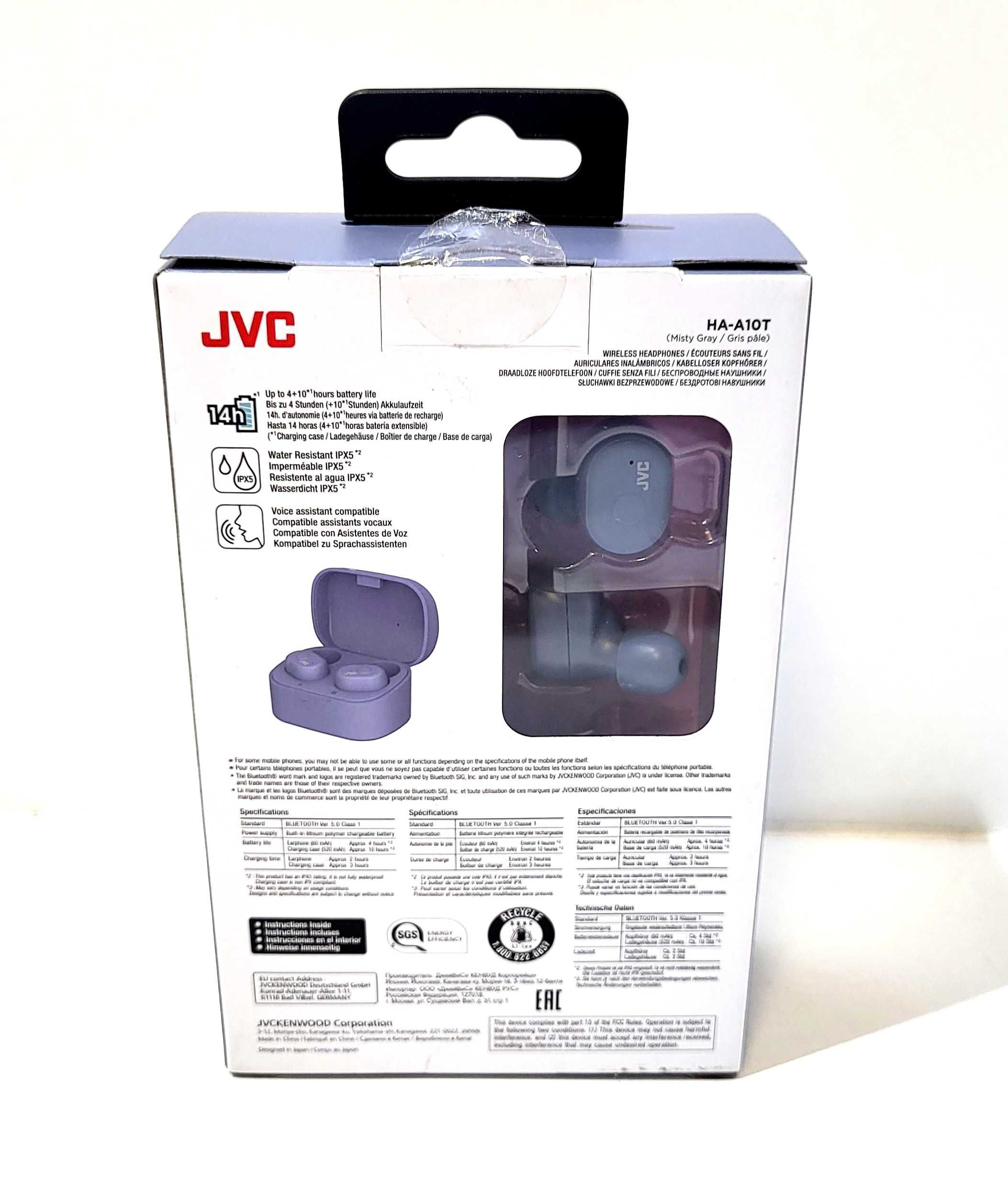 Bezprzewodowy zestaw słuchawkowy Bluetooth 5.0 JVC HA-A10T