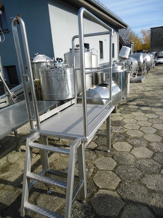 Podest roboczy schody nierdzewne