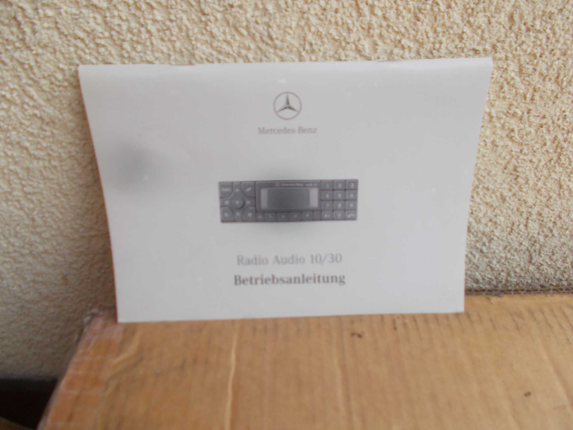 Radio BECKER AUDIO 10 Mercedes Benz Oryginał Demontaż