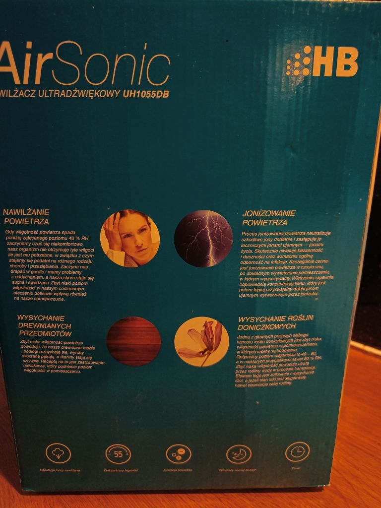 Nawilżacz powietrza ultradźwiękowy HB Air Sonic