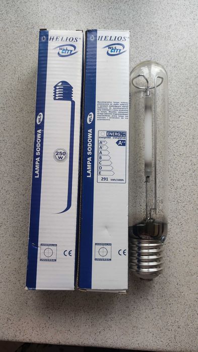 Żarówka, lampa sodowa 250W, E40, Helios WLS, 3 szt.