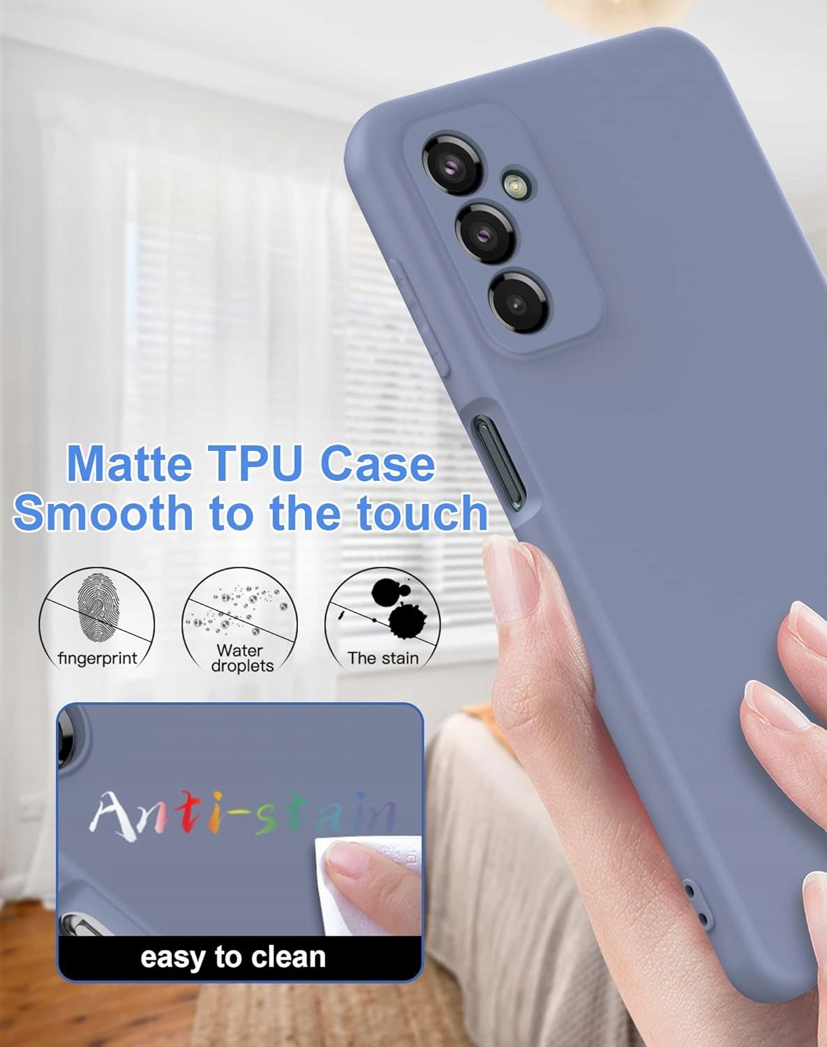 Etui Silikonowe Foluu do Samsung Galaxy A54 5G Wytrzymałe, Ochronne