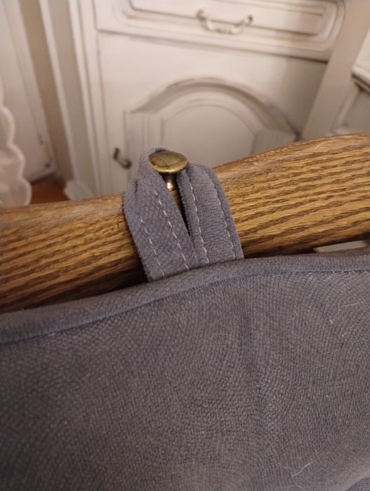 Fotel bujany drewno dębowe