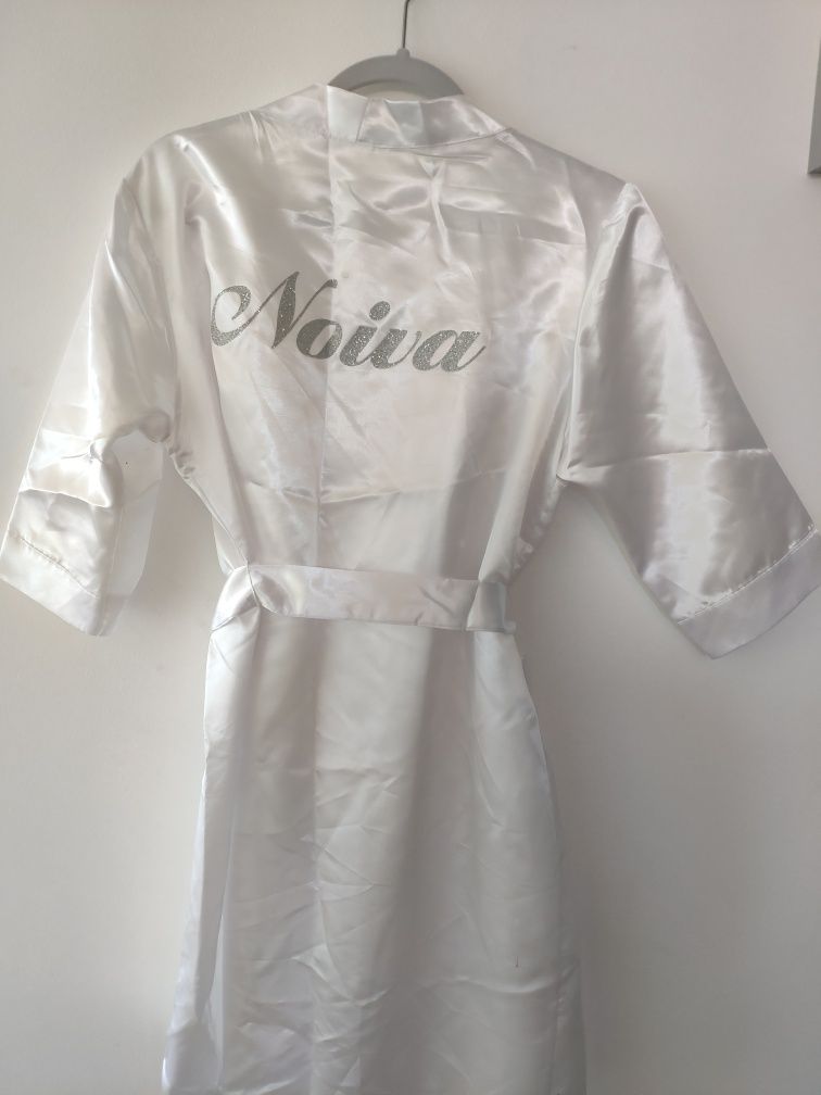 Robe para noiva branco