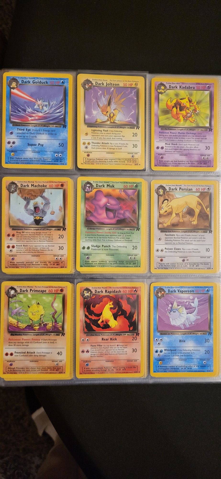 Pokémon master full set Team Rocket English