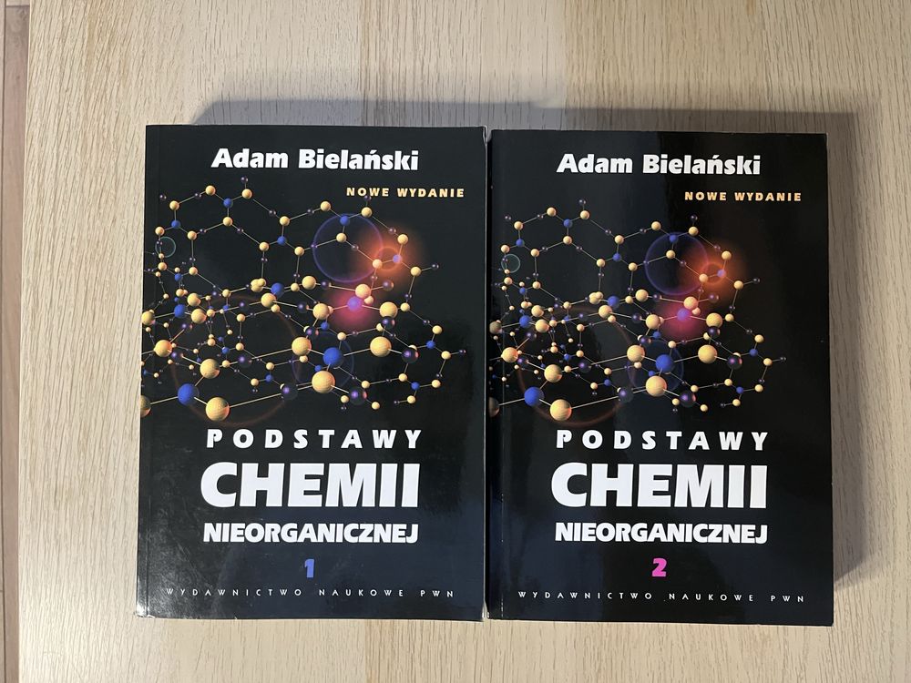 Podstawy Chemii Nieorganicznej Adam Bielański Tom 1 i 2