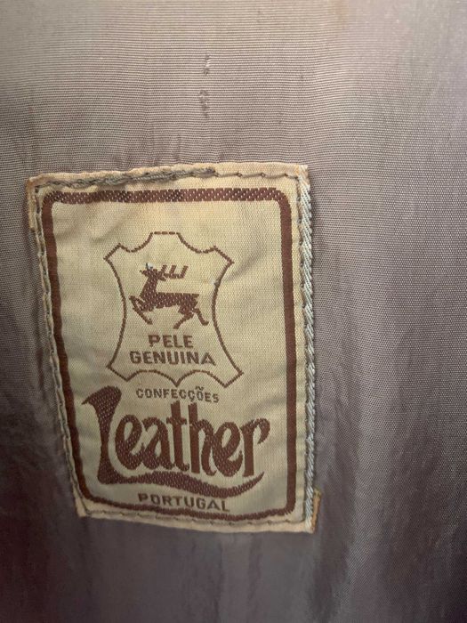 BLUSÃO de pele, castanho, XL