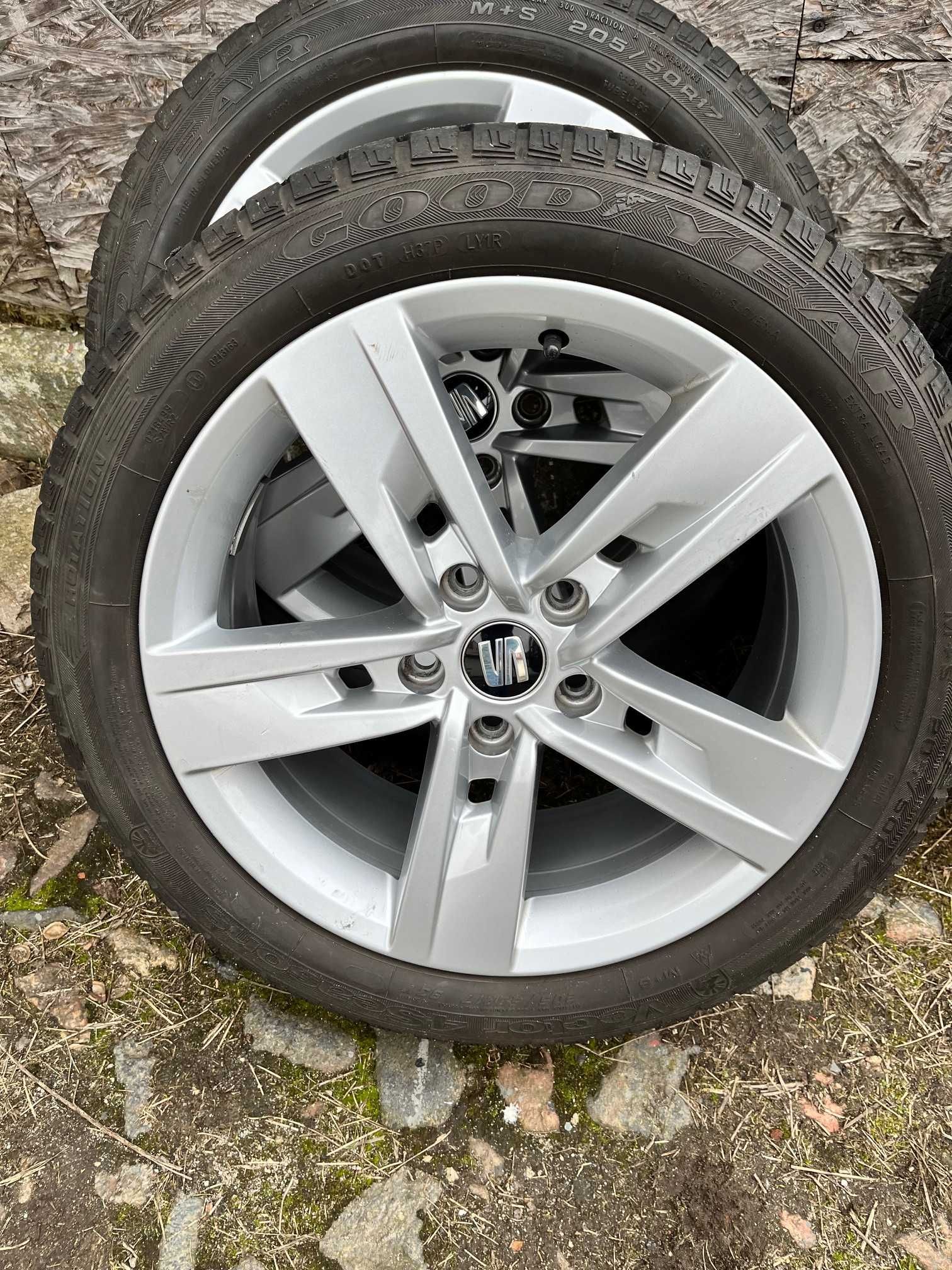 Alufelgi SEAT OE 5x112 ET49 Leon III IV FR Ateca Koła 205/50R17 felgi