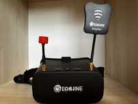 Eachine EV800DM - świetne gogle analogowe! Stan bdb!