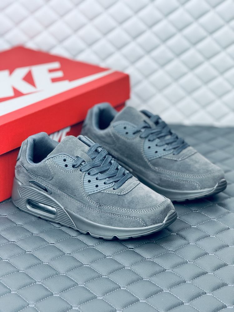 Кроссовки весенние Nike Air Max 90 grey кросовки Найк аир макс 90 серы