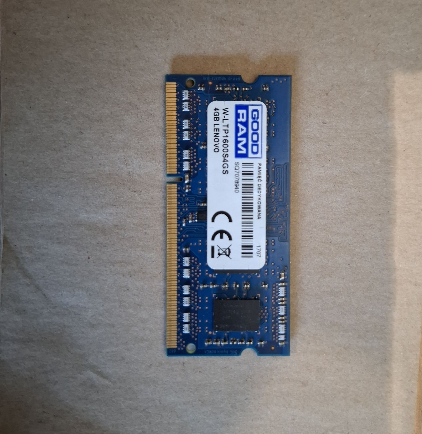 Ram do laptopa sodimm DDR3 4GB 1600 hynix, ramaxel, good ram, Samsung