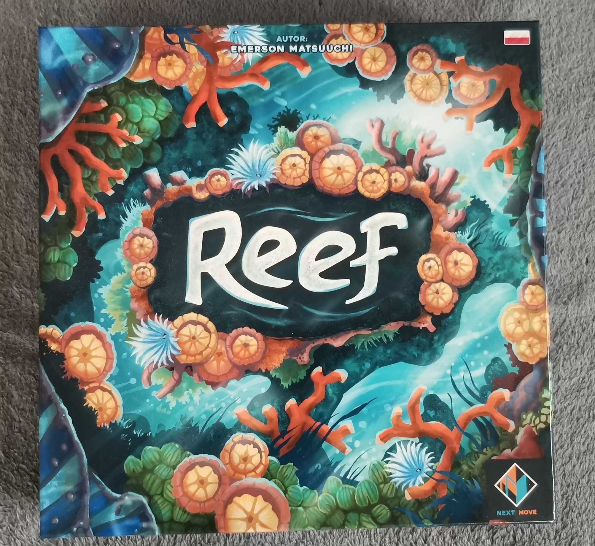 Reef - gra planszowa  # wersja PL # bdb stan