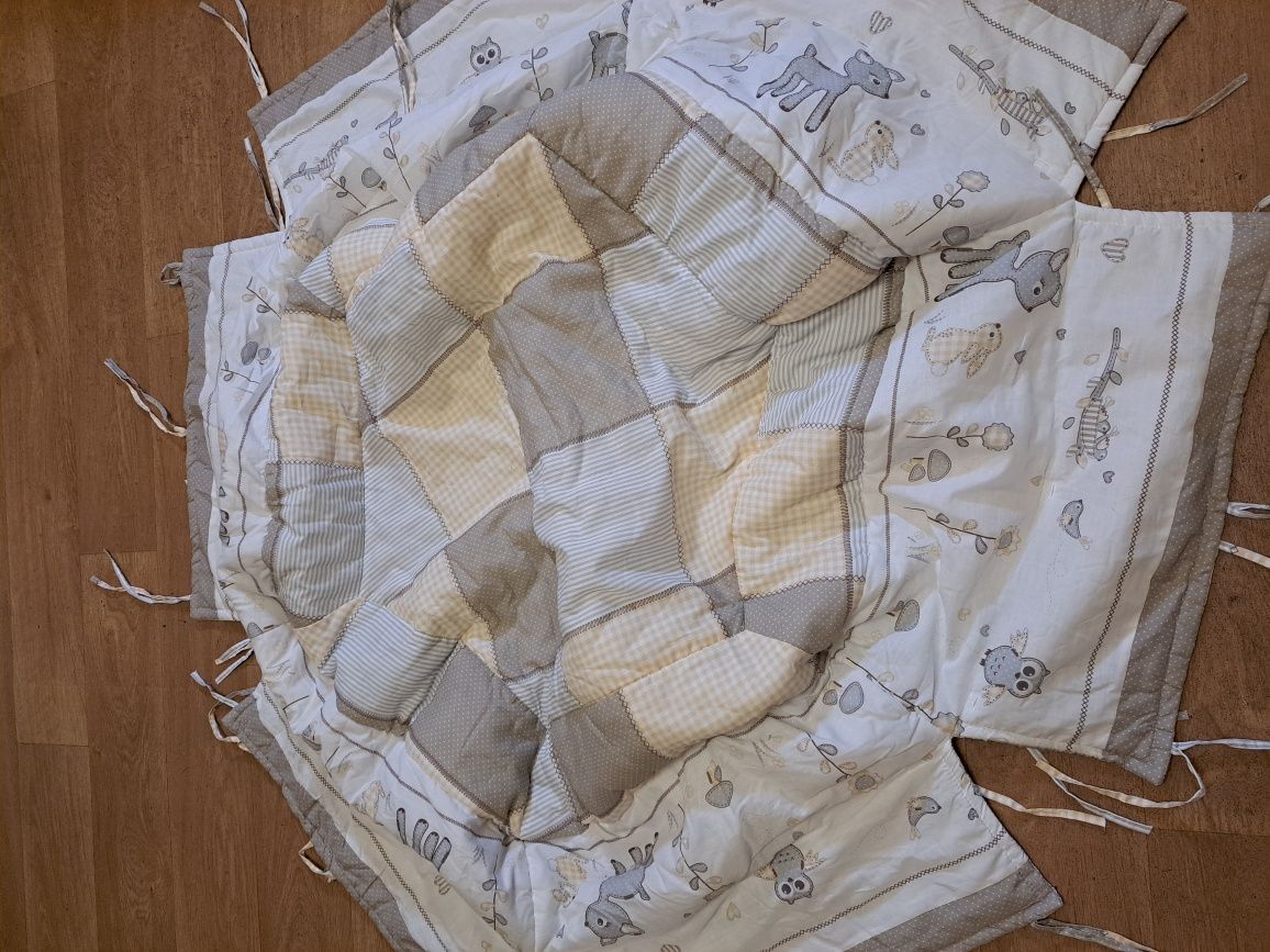 Для новорожденных Бортик в кроватку,одеяло с подушкой комплект новорож