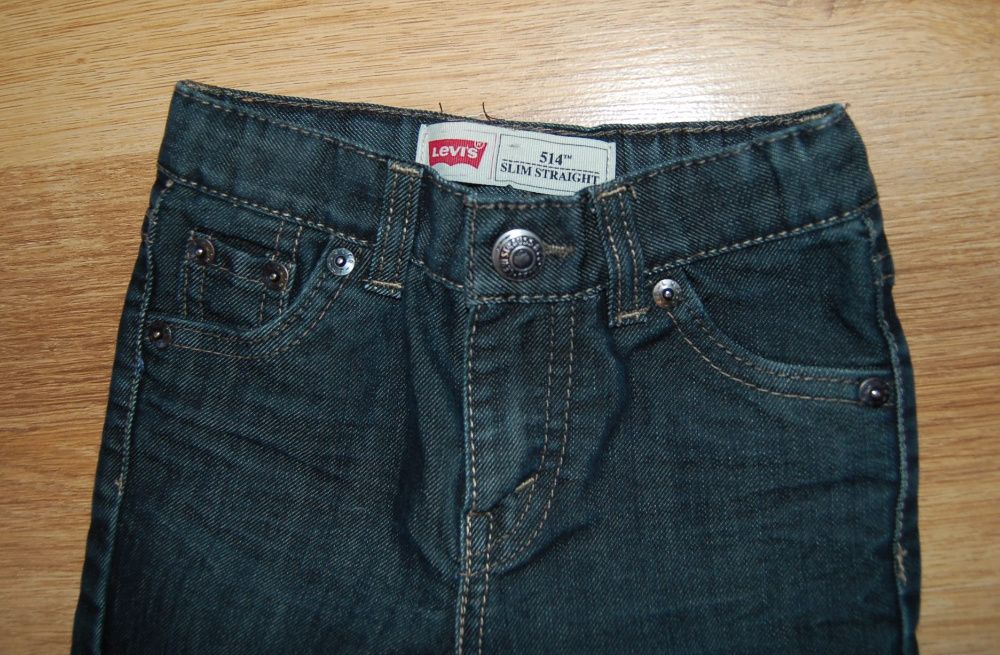 NOWE spodnie jeansowe dżinsowe Levi Strauss 514 2 lata