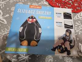 Slizgacz śnieżny nowy dmuchany Pingwin
