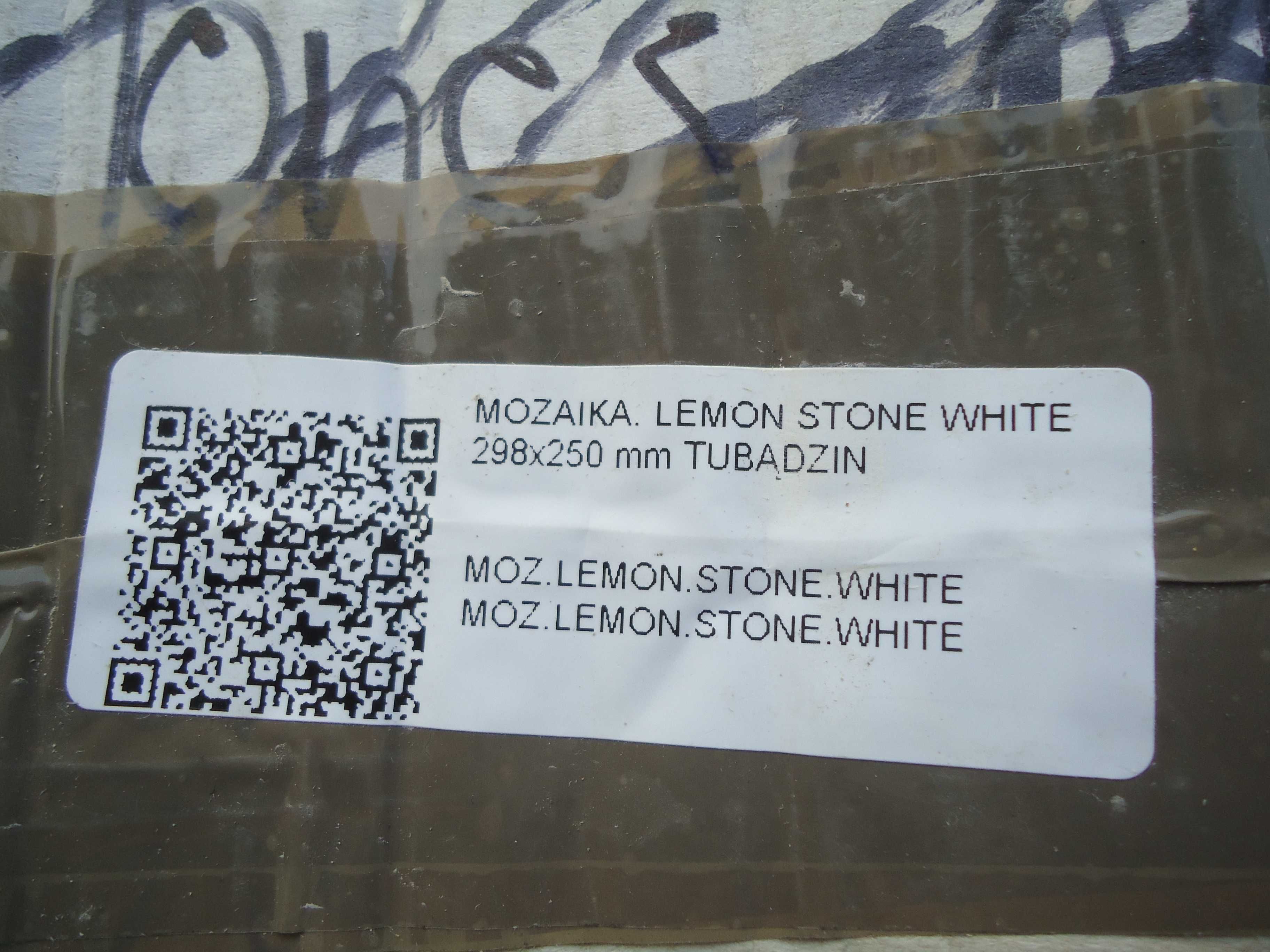 Tubądzin Lemon Stone White Mozaika 25X29,8