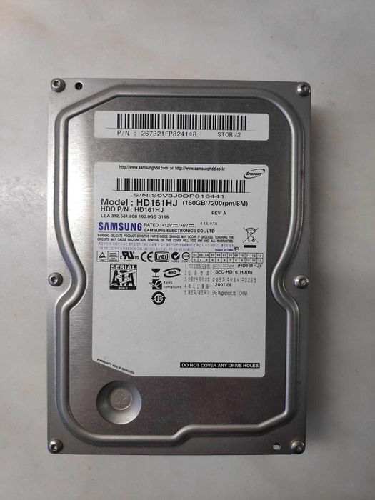 Disco Rígido HDD 3,5" Sata 160Gb (Samsung)