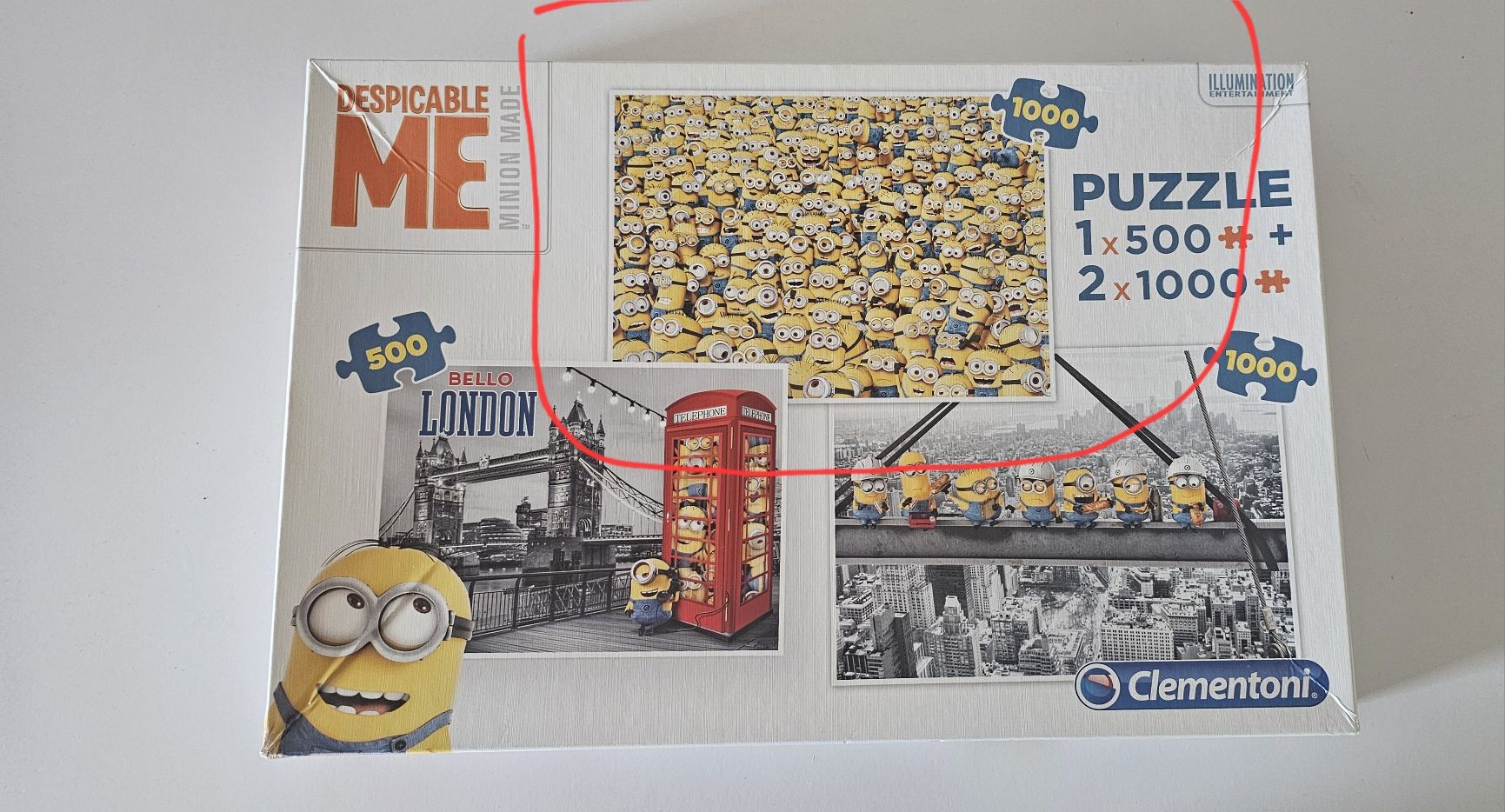 Puzzle minionki 1000 elementów