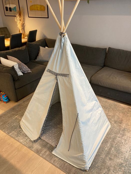 Namiot dla dzieci TIPI WIGWAM szary firmy "Malushki"