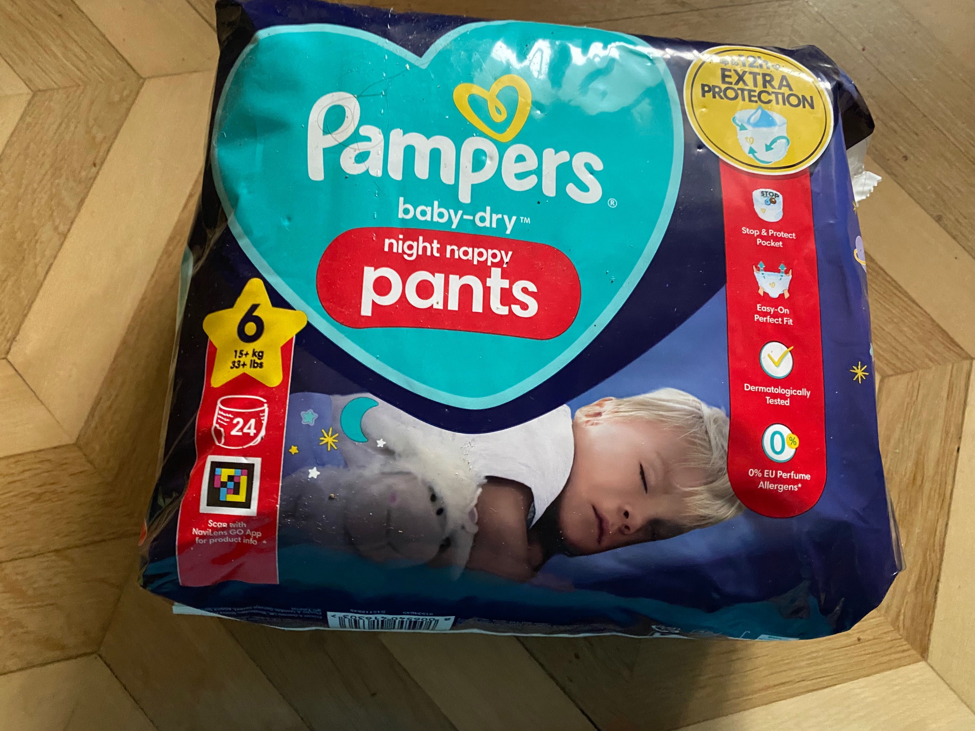 Памперсы-трусики нічні Pampers pants 4 5 6 размер