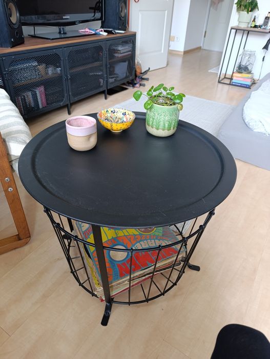 Ikea Gualov, stolik kawowy metalowy czarny