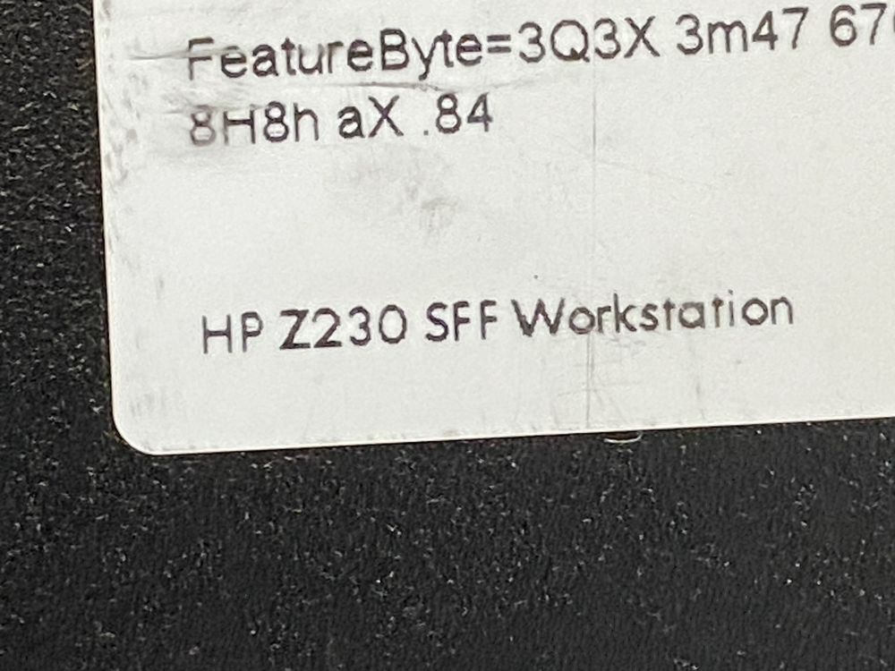 HP Z230 SFF Workstation Xeon E3-1245 v3/ C226/ 8GB/SSD 500GB