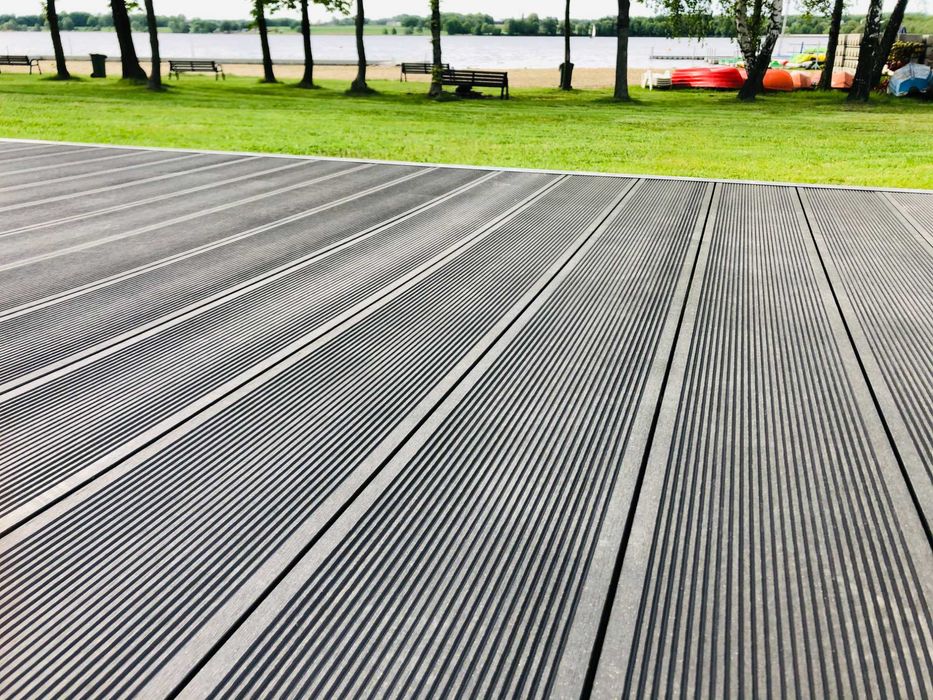 deska tarasowa kompozytowa PACO RYFLOWANA brąz grafit szary 5,8m mb