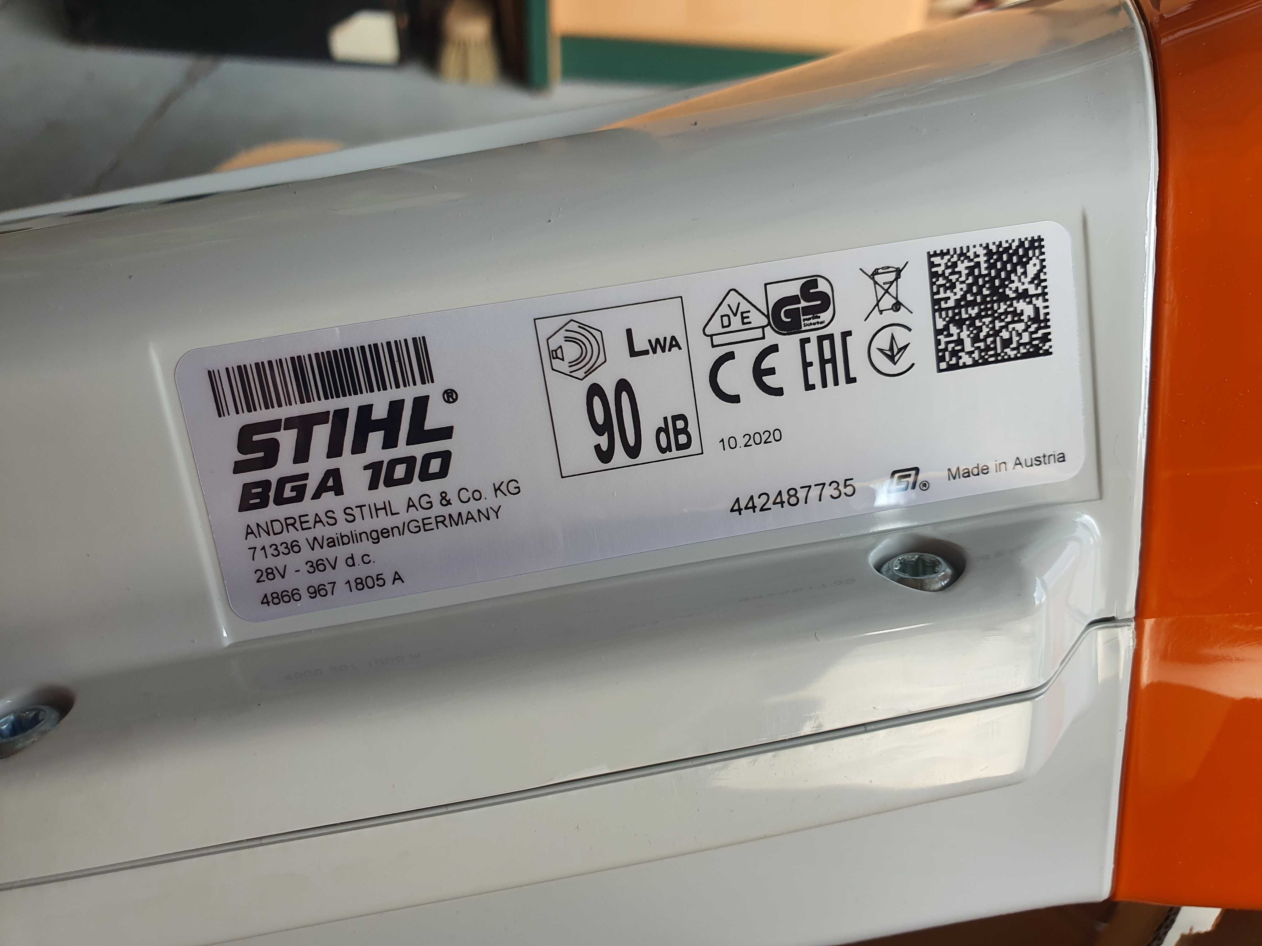 Dmuchawa akumulatorowa Stihl BGA 100 NOWA