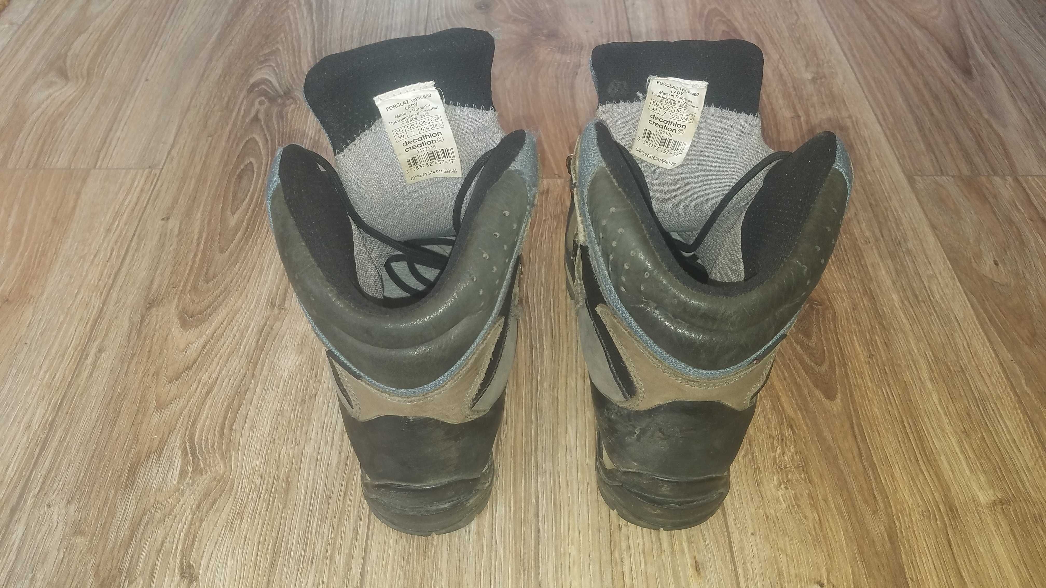 Buty QUECHUA FORCLAZ TREK 900 LADY 38/39 24.5cm górskie Skóra membrana
