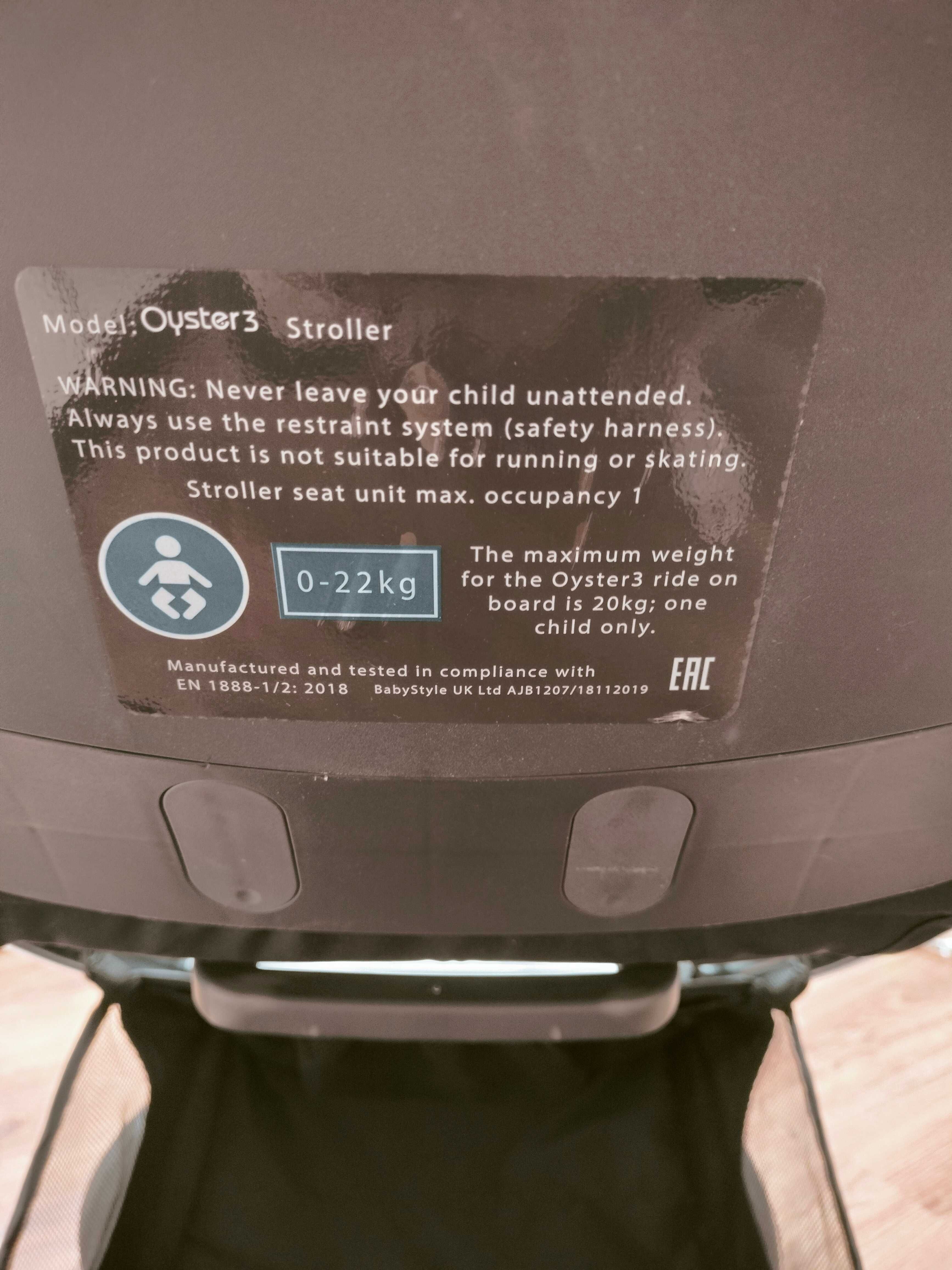 Wózek spacerowy Oyster 3