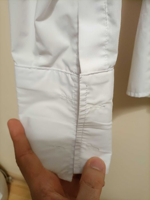 Koszula Biała męska, ślubna,  M, 182/188, Slim, Długi rękaw.