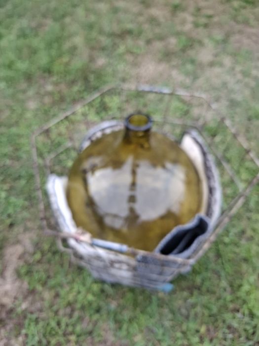 Butla balon 40l na wino bursztynowa