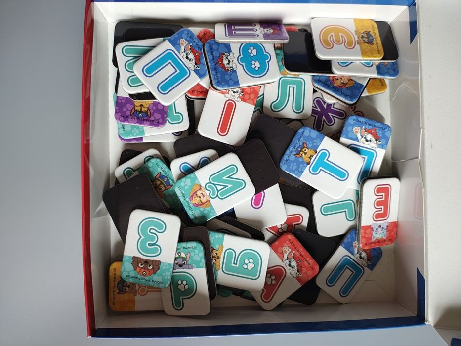 Набір магнітів Magdum Щенячий патруль Абетка і Математика