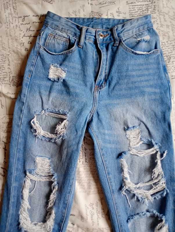 Shein spodnie jeans dziewczęce rozmiar 158-164cm
