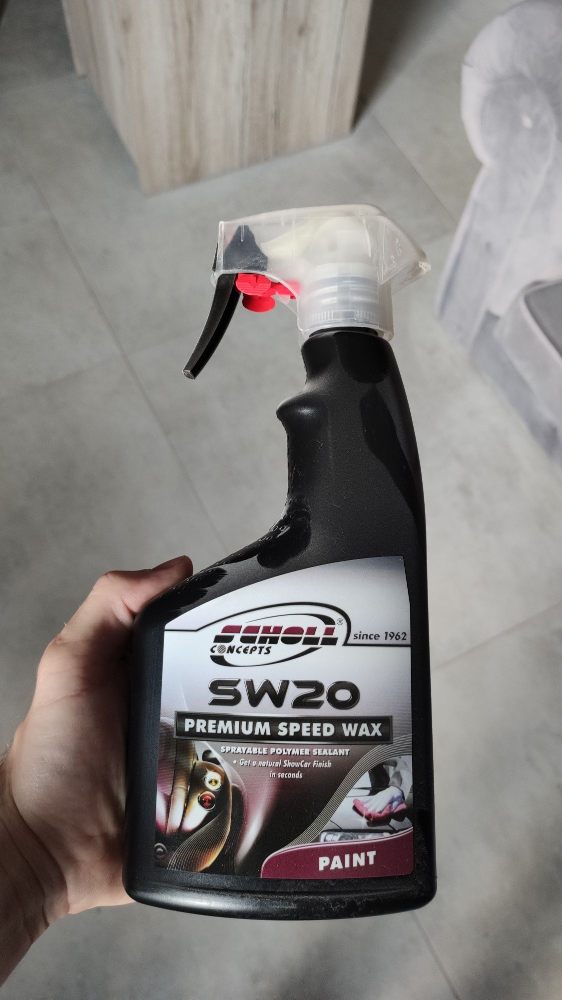 Scholl concepts SW20 premium wax speed Wosk w sprayu