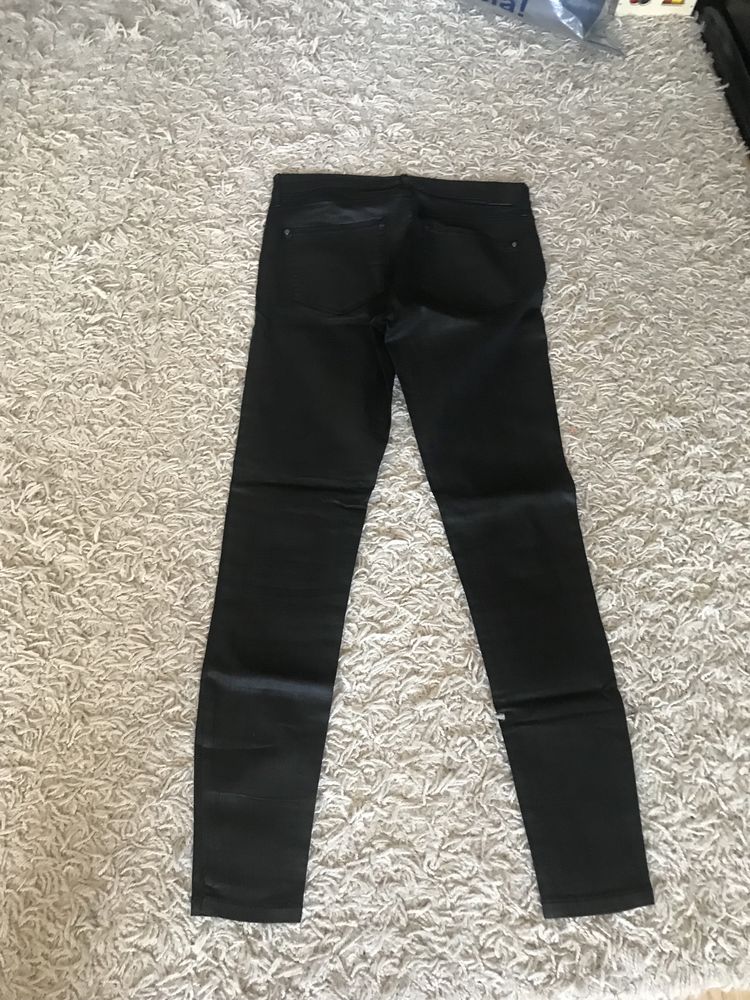 Spodnie damskie woskowane Mango r. S