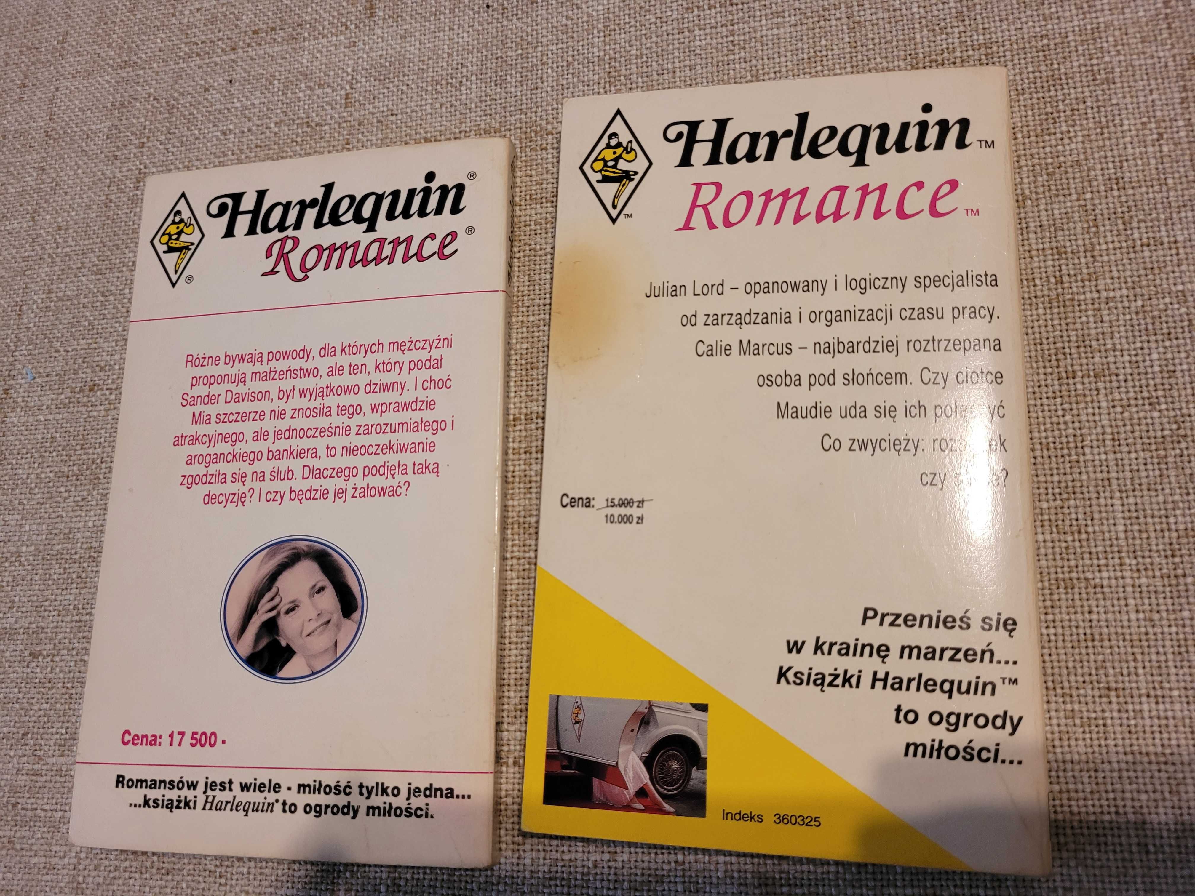 Harlequin Romance Miodowy miesiąc w Hongkongu + Tam dom twój książki